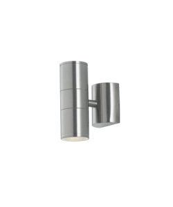 APPLIQUE "JUMP" IN ALLUMINIO RIFINITO ACCIAIO CON DOPPIA ILLUMINAZIONE, 35W